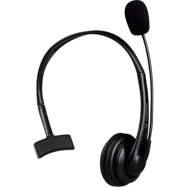 Headset Office Fortrek FK 731A USB Preto