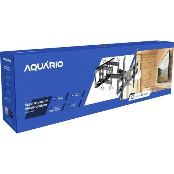 Suporte Multiarticulado Para TV Universal 37-80" SAV-4600 Aquário