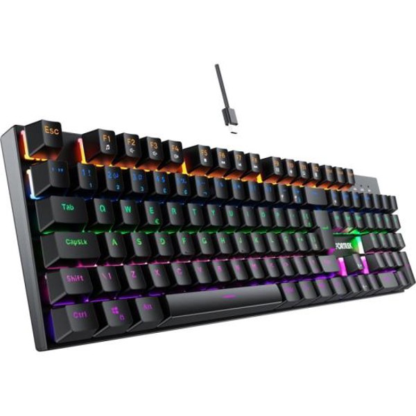 Teclado Gamer Mecânico Fortrek Gravity 100 Fullsized Switch Outemu Red