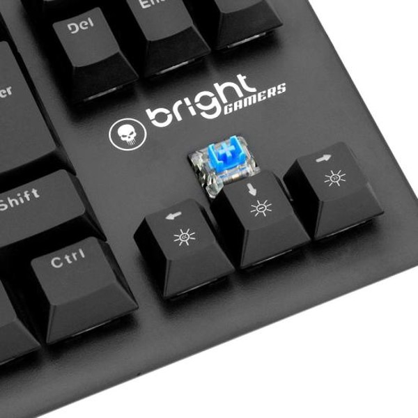 Teclado Gamer Mecânico Bright GTC561 Preto
