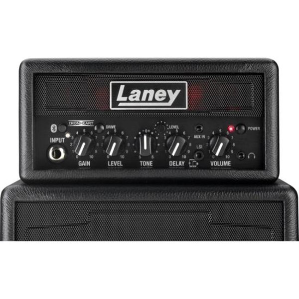 Mini Amplificador Para Guitarra Laney Ministack-B-Iron Preto