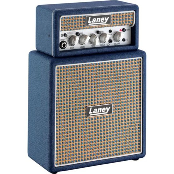 Mini Amplificador Para Guitarra Laney Ministack-B-Lion Azul
