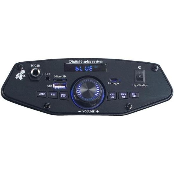 Caixa de Som Aquário HP-250 Bluetooth 250w Preta