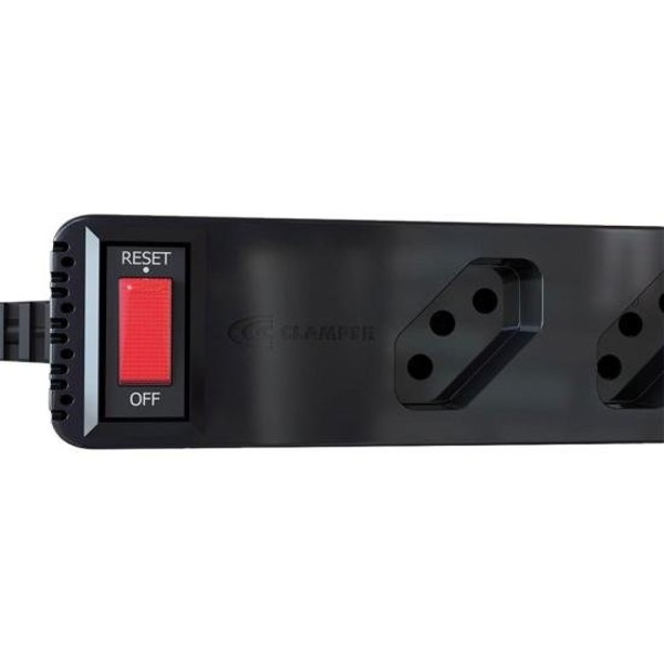 Filtro de Linha Com Proteção DPS 3P Energia 5 Clamper Preto