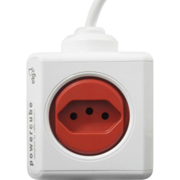Adaptador Benjamim Múltiplo Powercube PWC-X5/3M Bivolt ELG