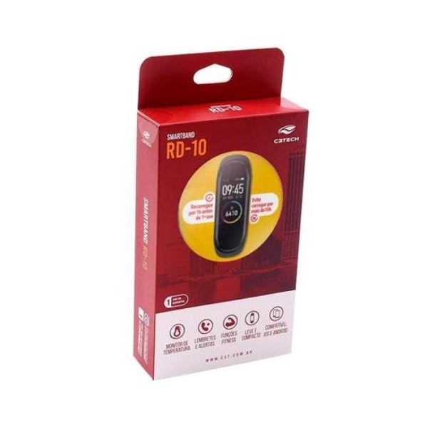 Relogio SmartWatch C3Tech RD-10BK Preto