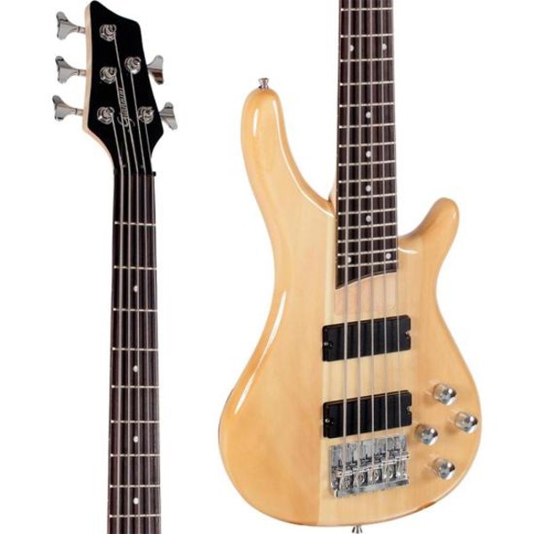 Contrabaixo Elétrico Giannini GB-205A Sonic-X Natural Brilhante