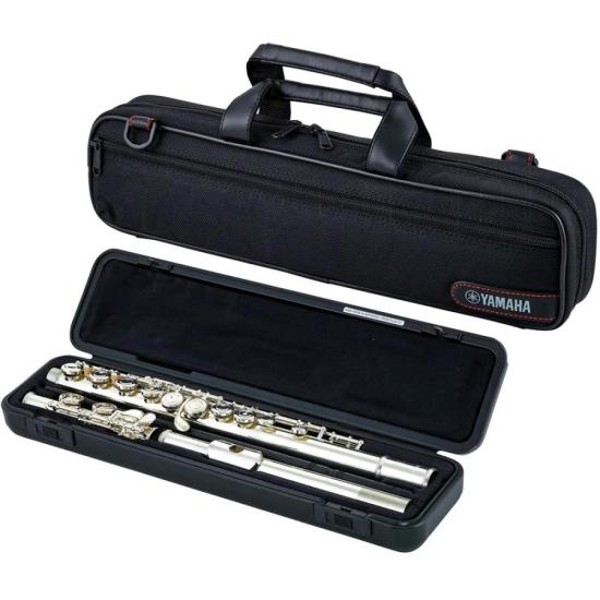 Flauta Yamaha YFL-212 Transversal Soprano C Prata