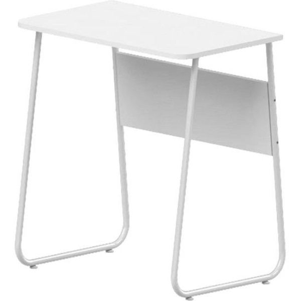 Mesa Compacta Para Computador New Job Branca Multivisão