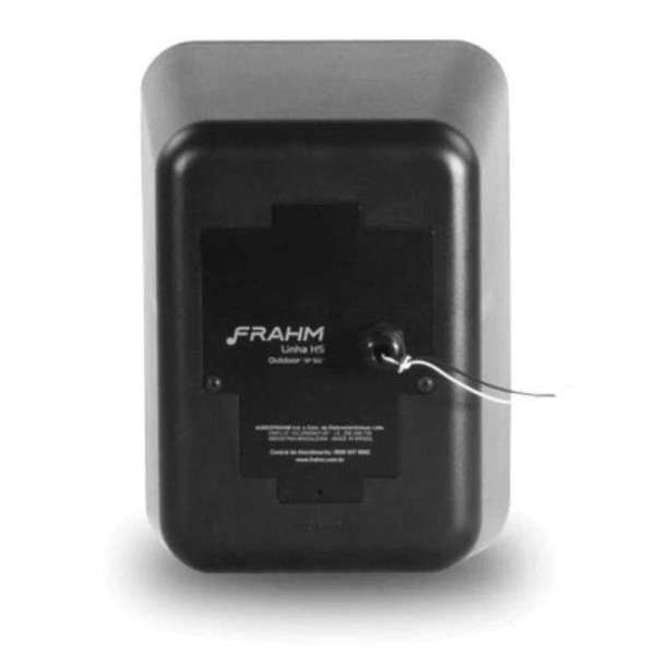 Caixa de Som Passiva Frahm HS Outdoor 140w Com Trafo Preta - PAR / 2
