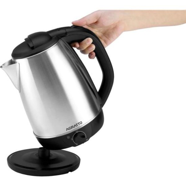 Chaleira Elétrica Agratto Aroma 2,2 Litros Inox 127v