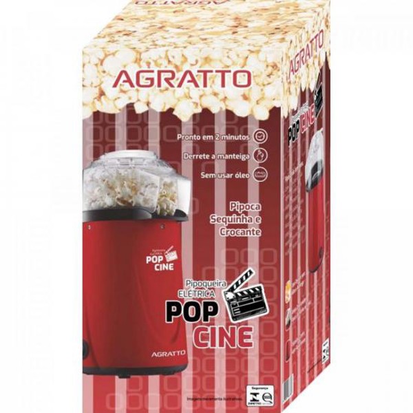 Pipoqueira Agratto Pop Cine Vermelha 127v