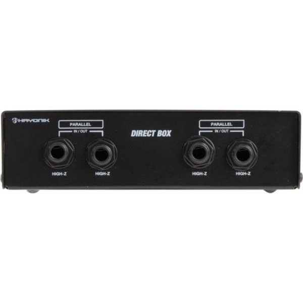 Direct Box Passivo Duplo Hayonik DB400-2 Preto