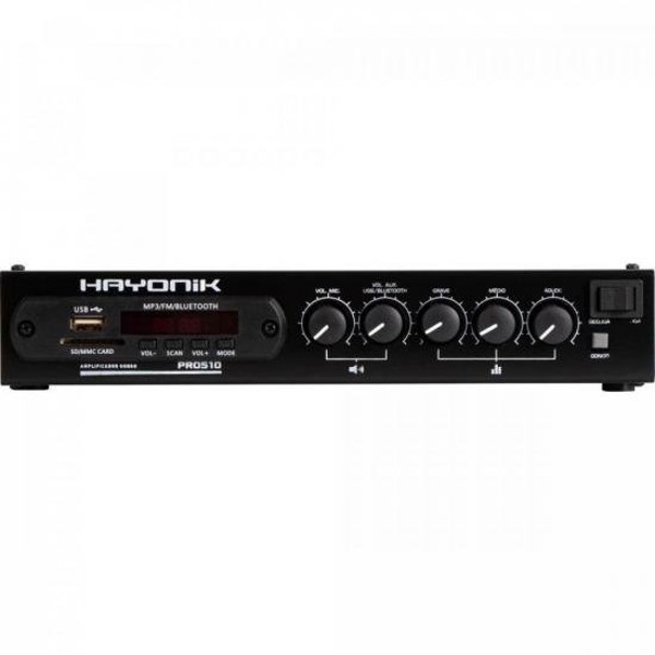 Amplificador Hayonik PRO510 50W RMS Com Gongo