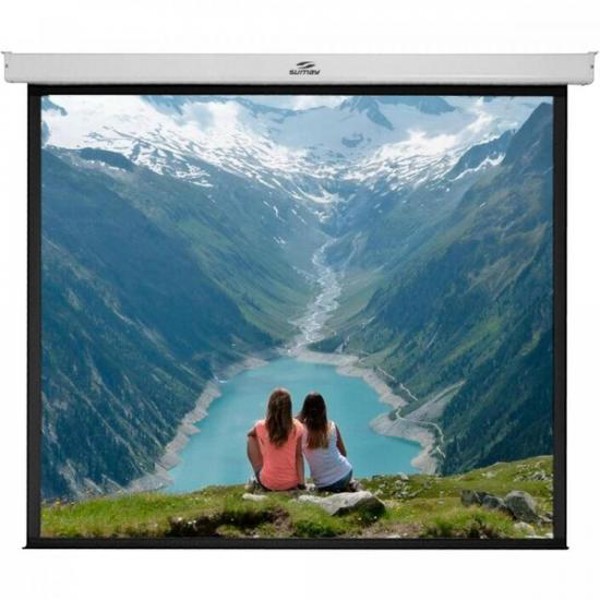 Tela de Projeção Retratil Sumay TRVS100 2,03X1,52m