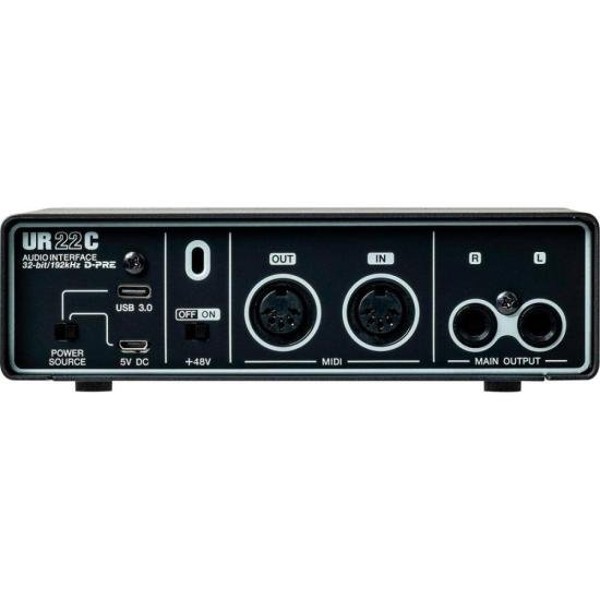 Interface de Áudio Steinberg Yamaha UR22C Preta