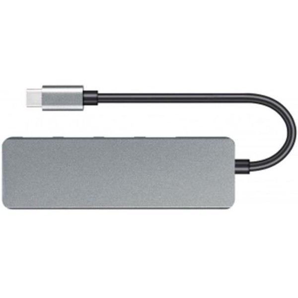 Hub USB 4 Portas Bright HB001 Tipo C 4k