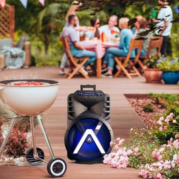 Caixa de Som Aquário HP-900 Bluetooth 900w Preta