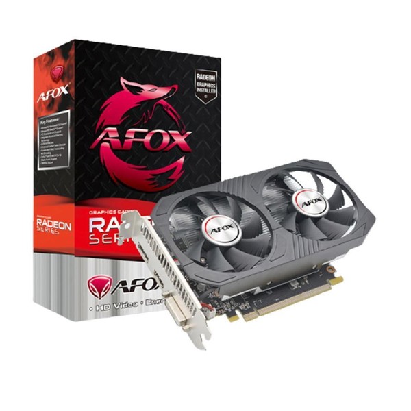 Placa De Video Afox Radeon Rx 550 4gb Gddr5 128 Bits Hdmi - Dvi - Afrx550-4096d5h4-v6