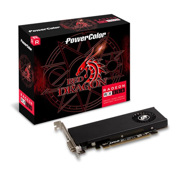 Placa De Video Power Color Radeon Rx 550 4gb Gddr5 128 Bits - Axrx 550 4gbd5-hle