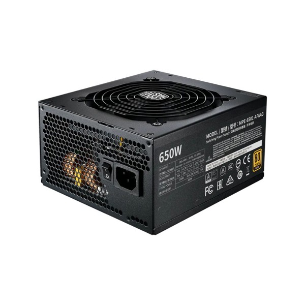 Fonte Cooler Master Mwe V2 650w 80 Plus Gold Full Modular - Mpe-6501-afaag-wo