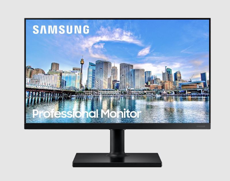 Monitor Samsung 24" Ips Full Hd 75hz 5ms Hdmi Display Port Freesync Vesa - Lf24t450fqlmzd