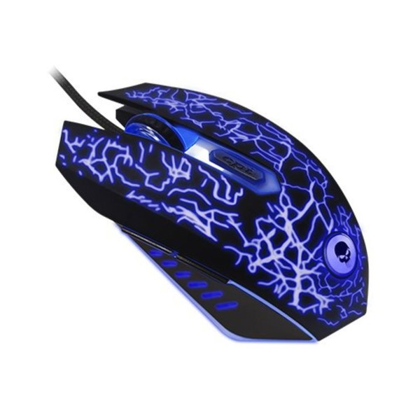 Mouse Gamer Bright Preto Light Com Fio Usb 2400 Dpi - 0447
