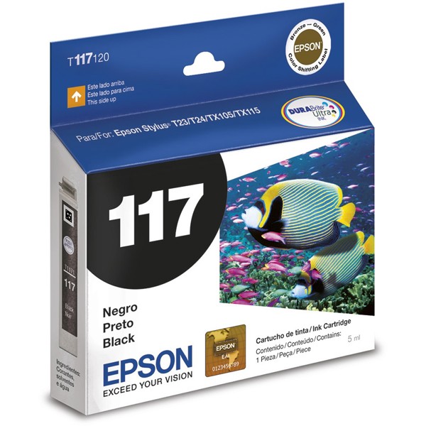 Cartucho Epson Preto 5ml - T117120-br
