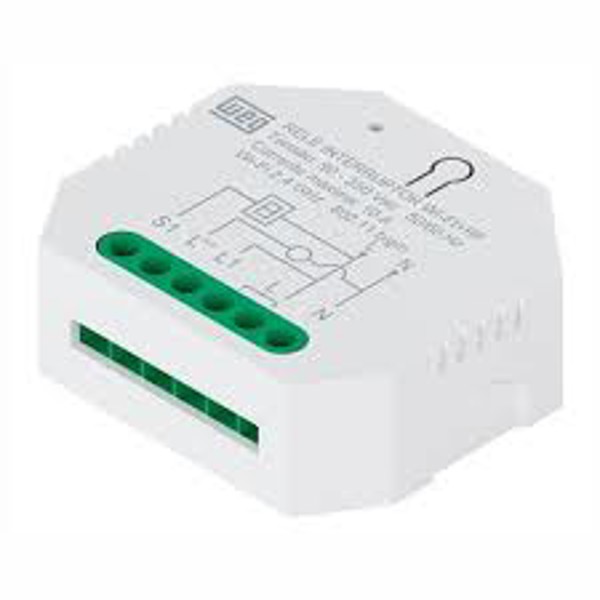 Modulo / Rele Acionador De Cortinas E Persianas Bivolt Wi-fi C/ Controle Remoto Rf Smart Weg Home.