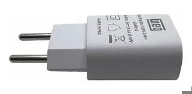 Fonte Usb Plug Weg Padrao Nbr 14136/usb-a 100-240v Potencia 10w 2a 5v Branco