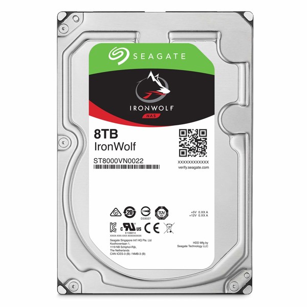 Hdd Seagate Ironwolf 8tb P/nas - St8000vn004