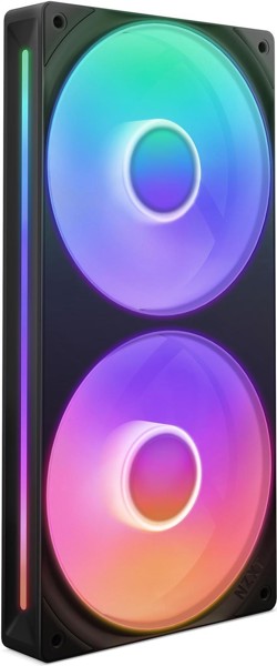 Cooler P/ Gabinete Nzxt F240 240mm Rgb Preto - Rf-u24hf-b1