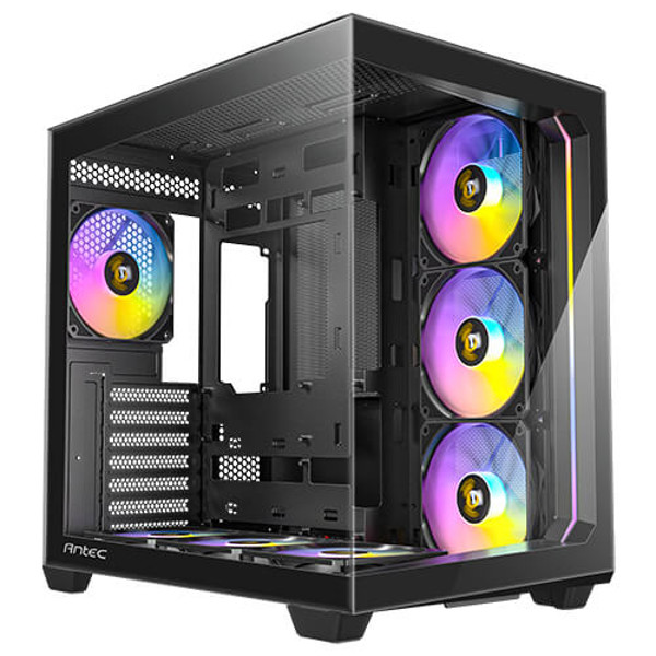 Gabinete Gamer Antec C5 Argb Preto Lateral De Vidro Atx/micro-atx/itx - 0-761345-10033-5