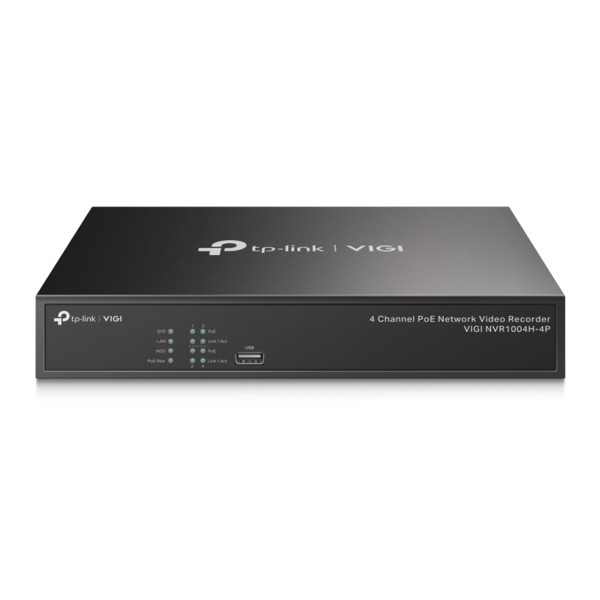 Nvr Gravador De Video Em Rede Poe+ De 4 Canais Tp-link - 1004h-4p - Tpn0400