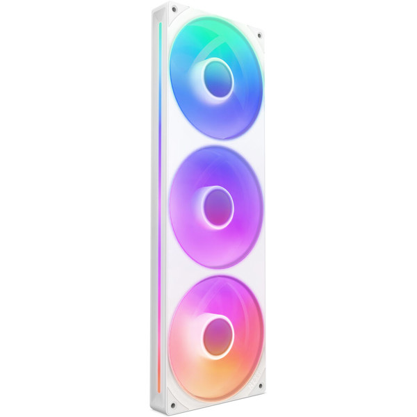 Cooler P/ Gabinete Nzxt F360 120mm Rgb Branco - Rf-u36hf-w1