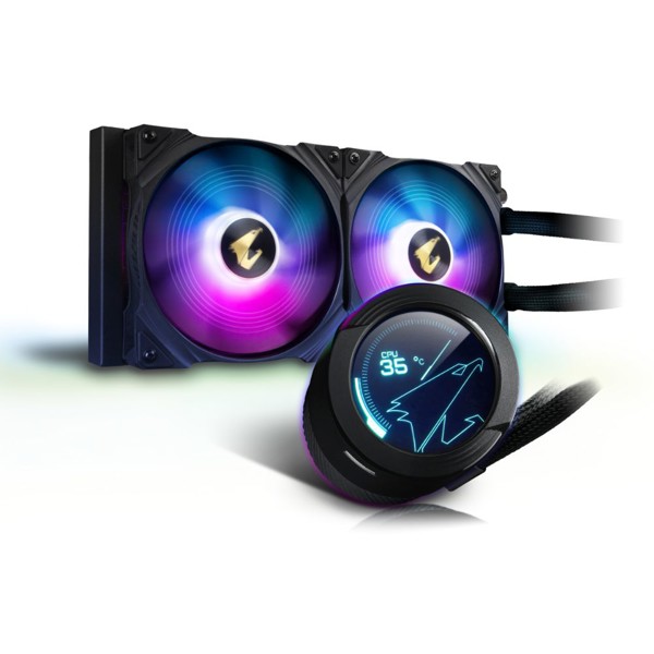 Water Cooler P/ Processador Gigabyte Aorus Waterforce X 280 Argb P/ Intel/amd Preto - Gp-aorus Water