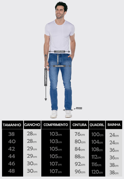 Calça 3820 Toscana Jeans Bella Canvas