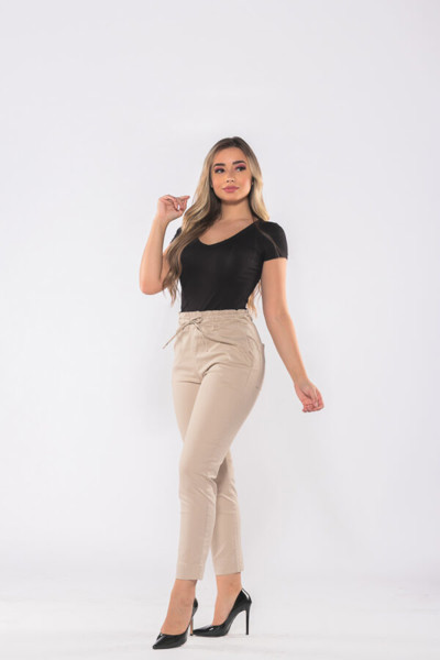 Calça 3821 Bege Bella Canvas