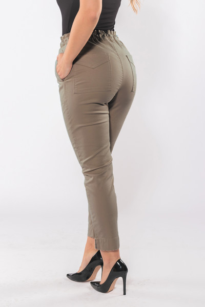 Calça 3821 Bege Escuro Bella Canvas