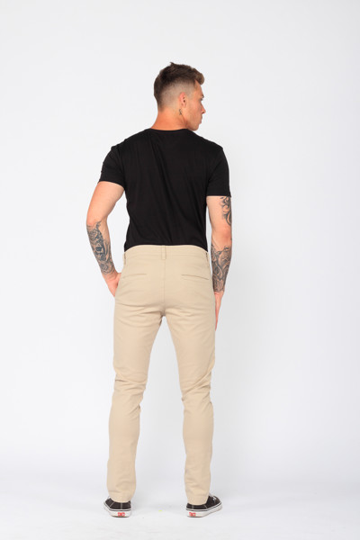 Calça Macaw Sarja 7762 Bege Claro