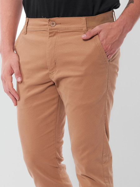 Calça Macaw Sarja 7762 Caqui