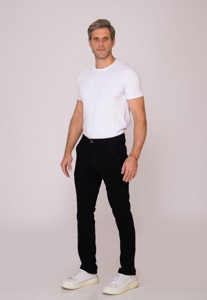 Calça Macaw Sarja 7762 Preto