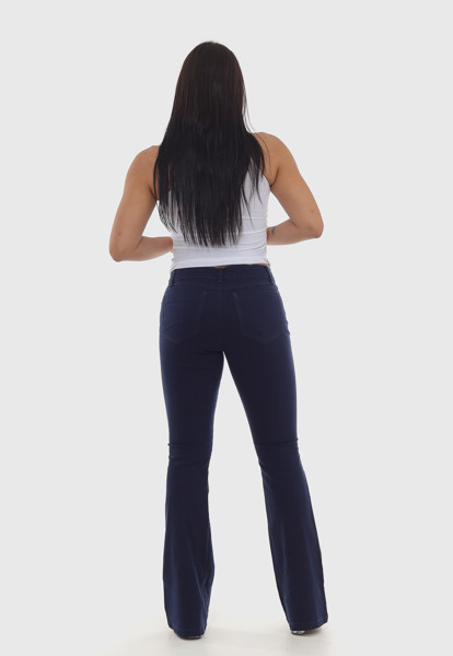 Calça Flare 7825 Azul Marinho