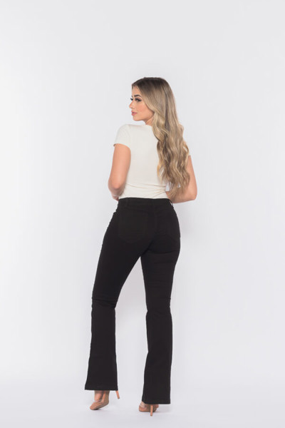 Calça Flare 7825 Preto Bella Canvas