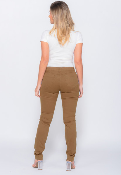 Calça 7831 Caqui Skinny