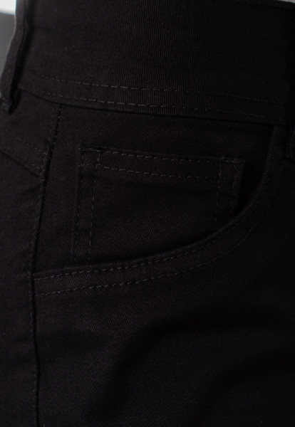 Calça 7861 Preta Bella Canvas (tecido Sem Memória)