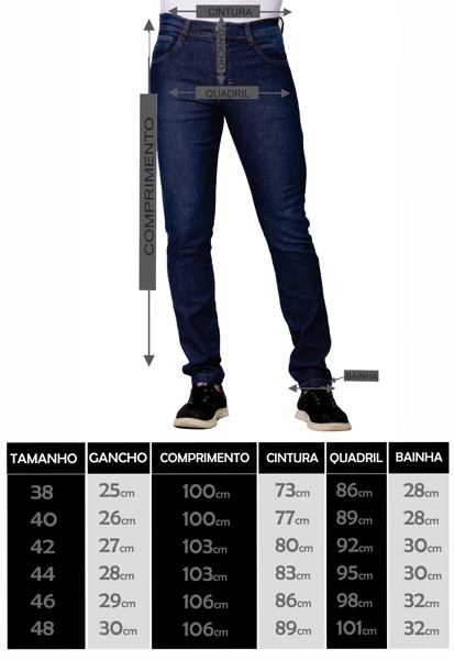 Calça 7877 Jeans Elastano