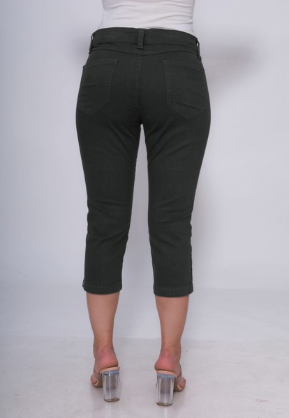 Calça 7878 Verde Capri Feminina
