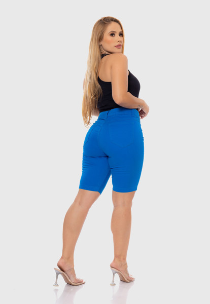 Bermuda Feminina 7883 Azul Royal