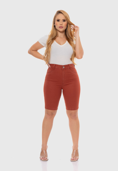 Bermuda Feminina 7883 Terra